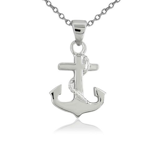 Anhänger "Anker" 925er Silber rhodiniert BFP9004-1 NEU