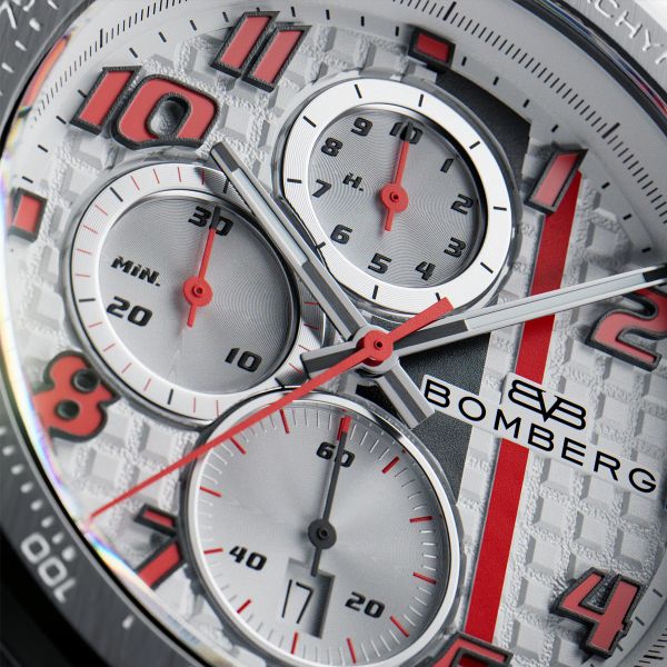 BOMBERG APEX WR Edelstahl Quarz Chronograph NT42CHSP.01-1.12 NEU