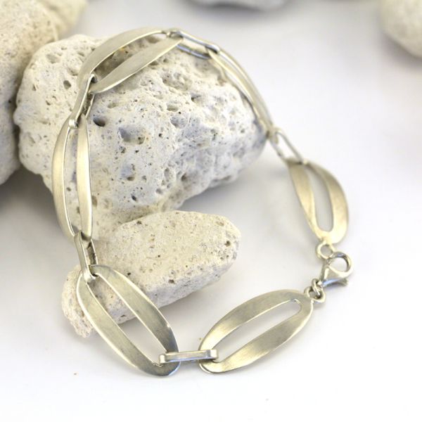 Silber Armband Gliederarmband 925er Silber 180 mm (134)