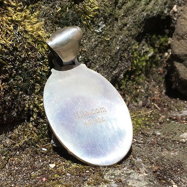 JJJ LA Anhänger "BIG LILY BRONCE" 925er Silber kombiniert mit Bronze