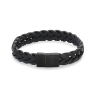 Rebel & Rose Armband "Full Metal Braided Black Black" 19 cm RR-M0026-S-L NEU Rebel & Rose Armband "Full Metal Braided Black Black" 19 cm RR-M0026-S-L NEU