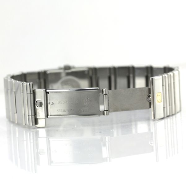 Omega Constellation Damen Armbanduhr Edelstahl Diamant Besatz Quarz Ref. 15287600 (7294)