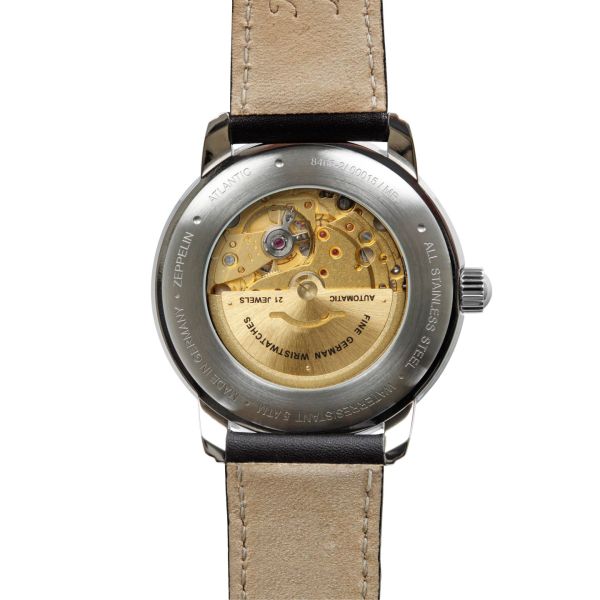 Zeppelin Herren Armbanduhr 8466-2 Atlantic Automatik Citizen-Miyota 8205 NEU