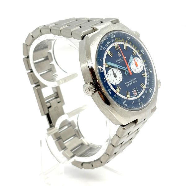 Breitling Vintage TransOcean Chrono Edelstahl Ref. 2119 Caliber-12 Revisioniert (26676)