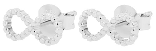 Ohrstecker "Leonela" Infinity 925er Silber rhodiniert Zirkonia 5300492-001 NEU