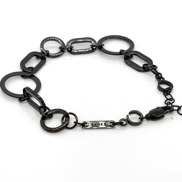 monomania Armband "BEYOND" Edelstahl PVD black 17-21cm 43130S-17 NEU