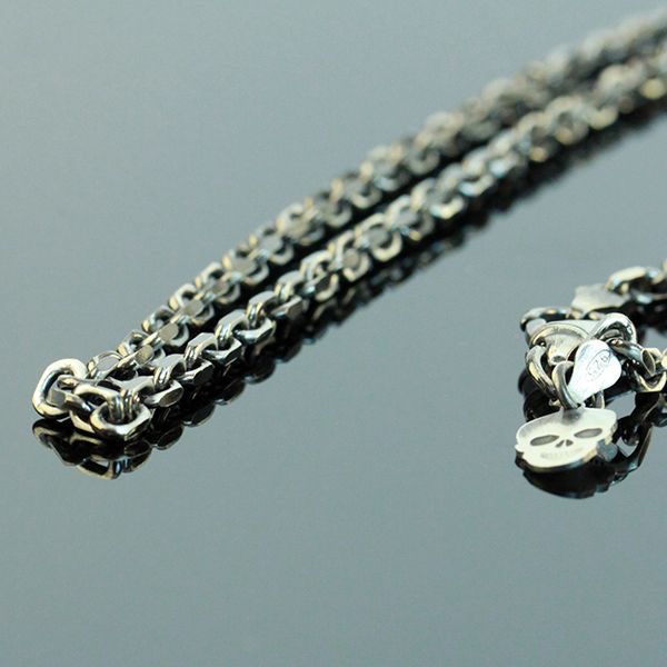 JJJ LA Ankerkette 925er Silber geschwärzt 60 cm Damen Herren NEU