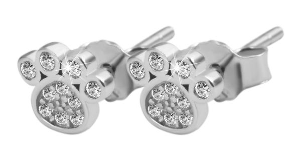 Ohrstecker "Dorina" Hundepfote 925er Silber Zirkonia 5300001-004 NEU