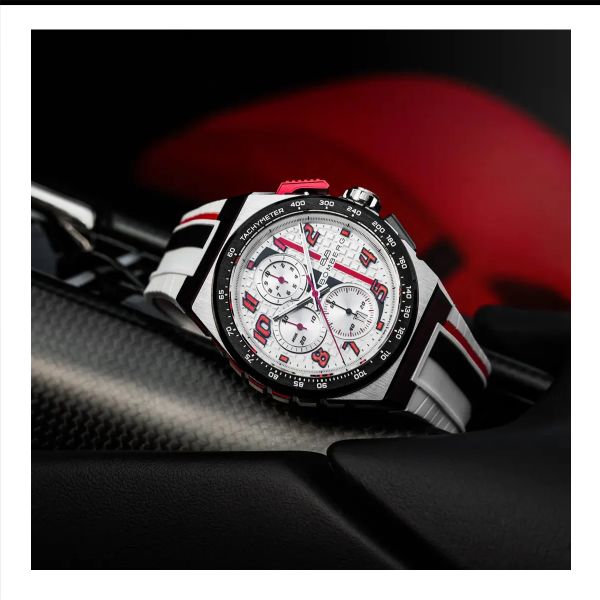 BOMBERG APEX WR Edelstahl Quarz Chronograph NT42CHSP.01-1.12 NEU